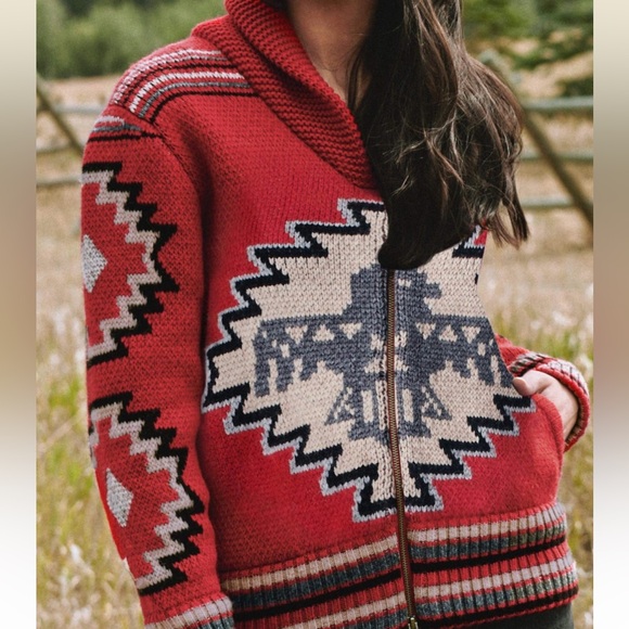 Faherty Sweaters - Faherty SPJ Thunderbird Cardigan - Size XS